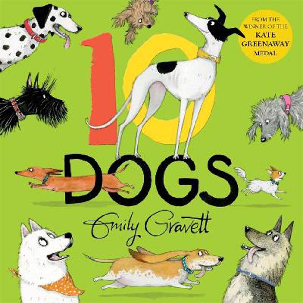 10 Dogs: A Funny Furry Counting Book (Hardback) - Emily Gravett